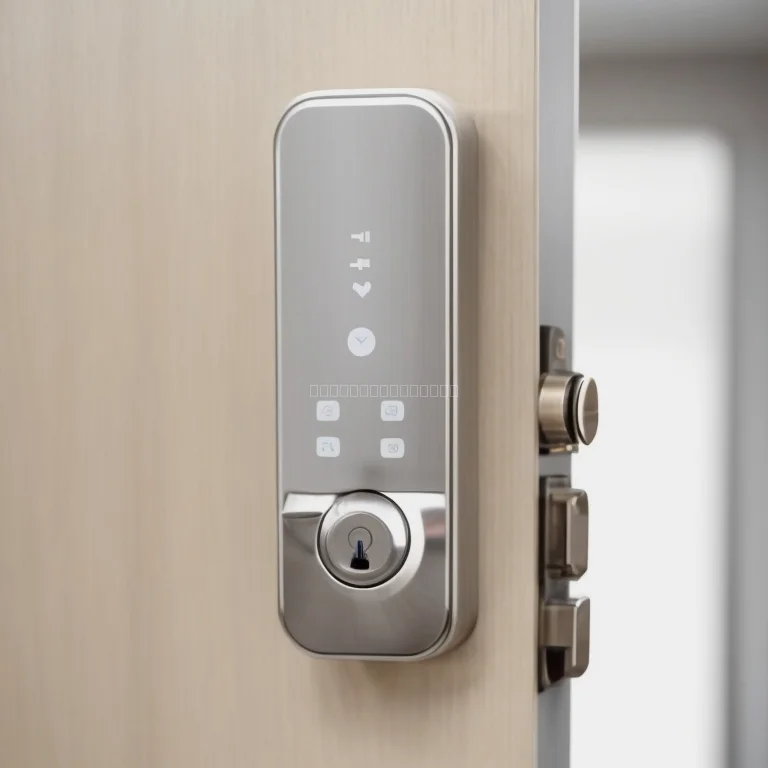 doorwiseai KI-Türschloss in moderner Umgebung